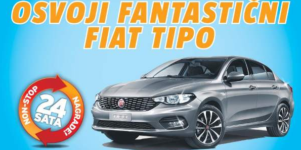24sata nagradna igra 2016 - Osvoji fantastični Fiat Tipo