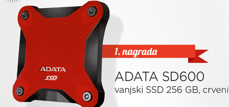 Osvojite ADATA prijenosne diskove -  ADATA nagradna igra 2017