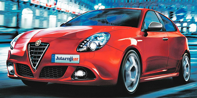 Jutanji list nagradna igra 2015 - osvoji Alfa Romeo Giulieta