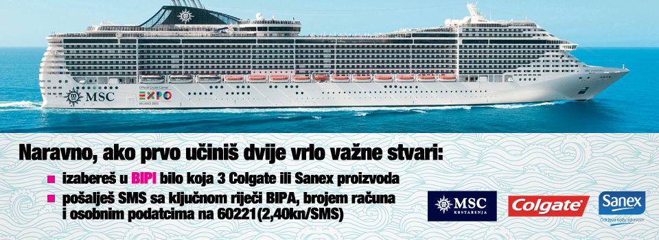 Bipa nagradna igra 2015 - osvojite krstarenje Mediteranom!