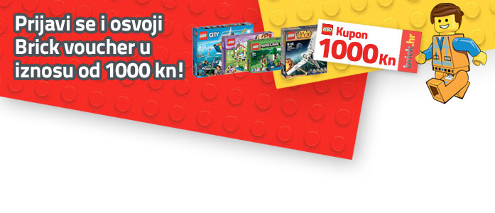Lego nagradna igra - osvojite voucher od 1000kn