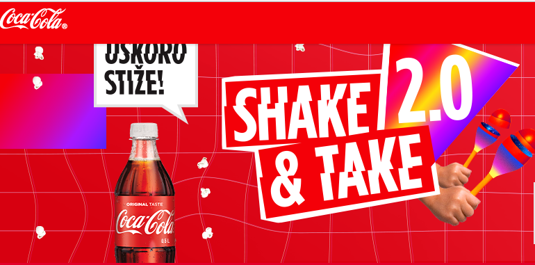 Osvojite vrijedne nagrade uz Shake & Take 2.0 - Coca-Cola nagradna igra 2017