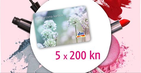 Dobitnici - Osvoji 200 kn na dm darovnoj kartici - dm nagradna igra 2017