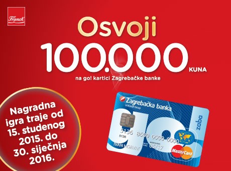 Franck nagradna igra 2015/2016 - osvojite 100.000kn ili Franck poklon pakete