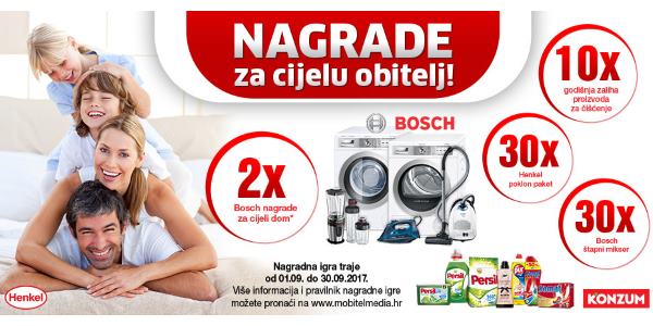 Henkela nagradna igra u Konzumu uz Persil, Silan, Pur i Somat