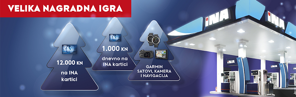 INA nagradna igra - Vrijeme darova započnite na INI