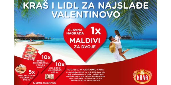 Kraš nagradna igra u trgovinama Lidla