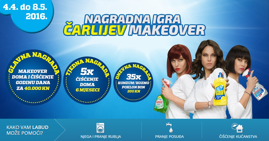 Labud nagradna igra 2016 - Čarlijev makeover
