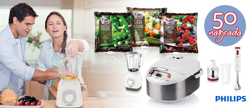 Ledo nagradna igra - Ledo voće i povrće nagrađuju Philips aparatima!