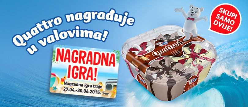 Ledo nagradna igra 2015 Quattro nagrađuje