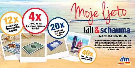 DM nagradna igra 2015 - Taft i Schauma