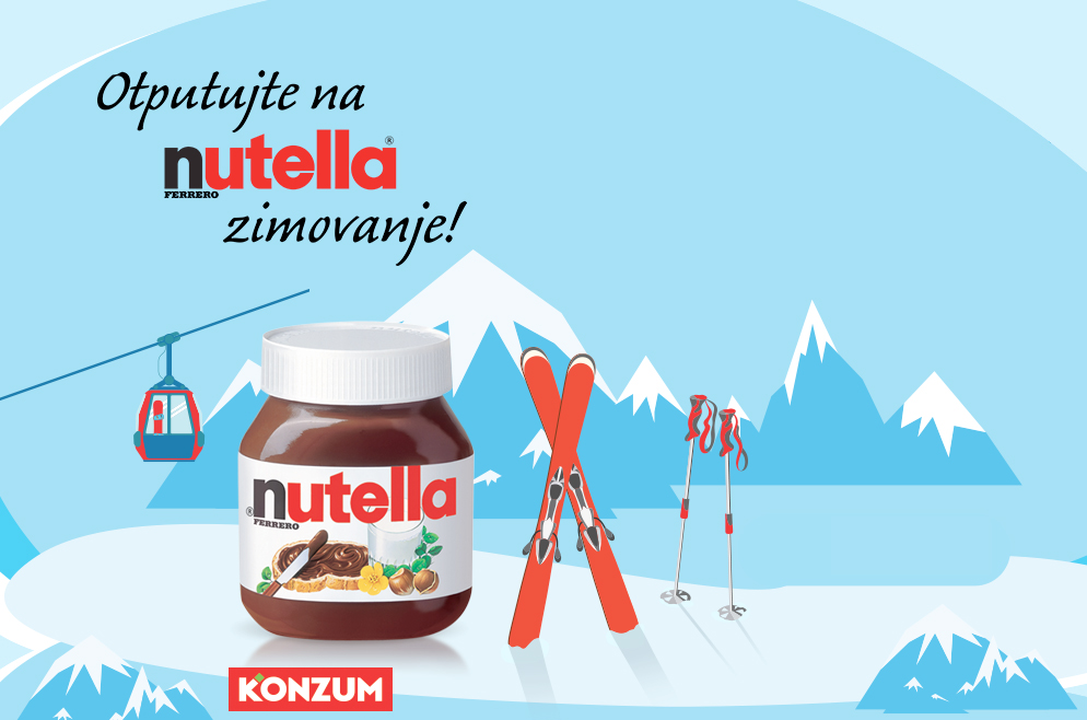 Nutella nagradna igra 2015 - otputujte na zimovanje!