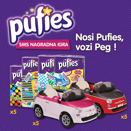 DM i Pufies nagradna igra 2015 - osvojite Peg Perego autiće!