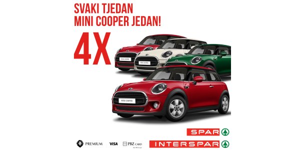 Spar: Svaki tjedan Mini Cooper jedan
