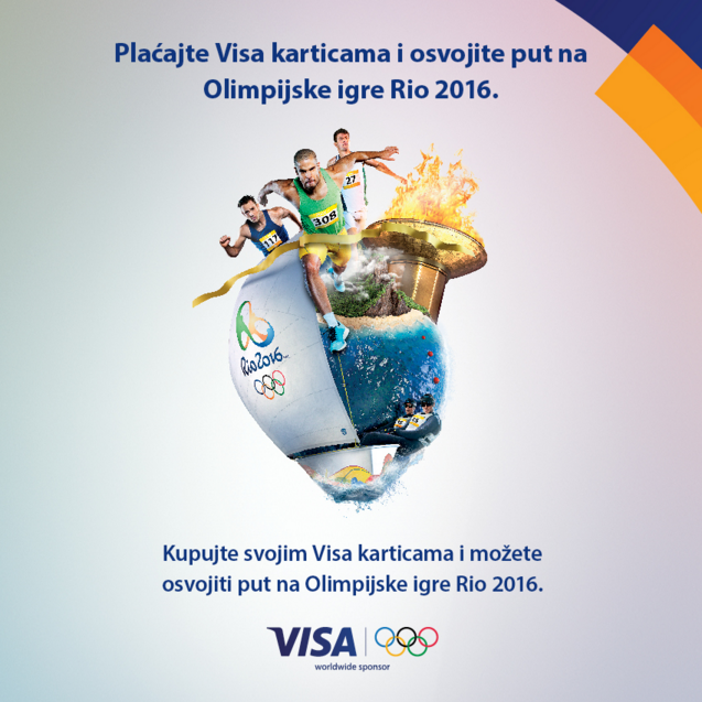 Visa nagradna igra 2016 - Osvojite puta na Olimpijske igre u Rio 2016